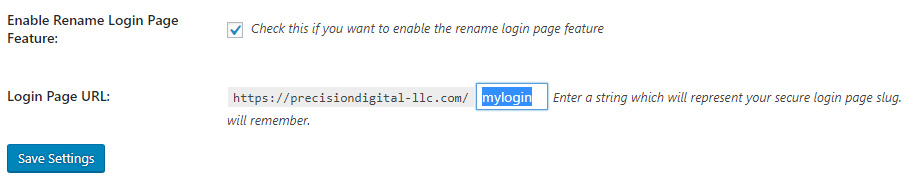 Rename Login Page